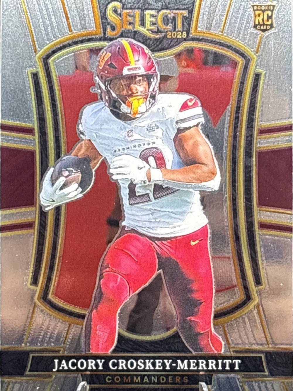 Panini Select Jacory Croskey-Merritt Rookie Football Card
